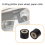 4 τμχ Ρολό τσιμπήματος 4x10x14 χιλιοστά Plotter Cutter Roller Paper Feed Roller 5