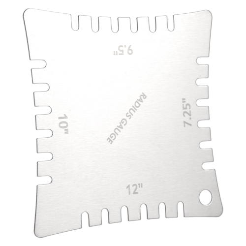Κιθάρας Radius Gauges for Measuring Fingerboard Radius Pack 4 τμχ
