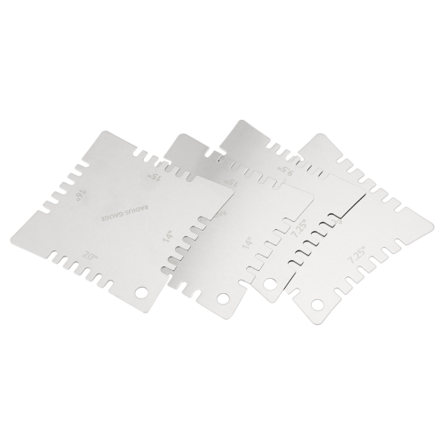 Κιθάρας Radius Gauges for Measuring Fingerboard Radius Pack 4 τμχ 2