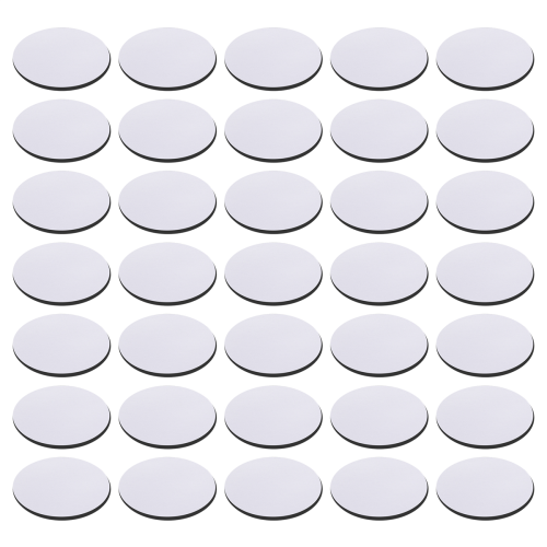 35Pcs Round Sublimation Blank Coasters Sublimation Blank Cup Mat 2