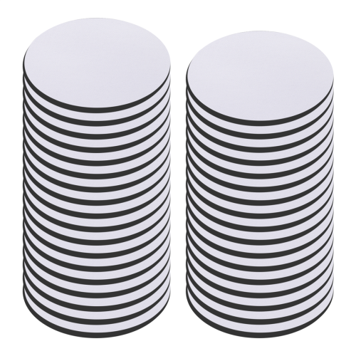 35Pcs Round Sublimation Blank Coasters Sublimation Blank Cup Mat 1