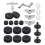 23Pcs Cymbal Replacement Accessories Drum Parts with Cymbal Stand 1