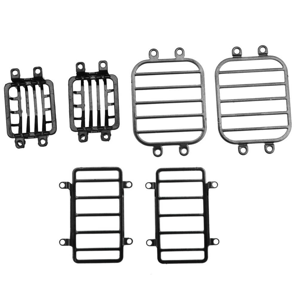 Metal Side Light Cover Tail Lamp Cover Headlight Cover Kit