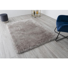 (Silver (120cm x 170cm)) Shaggy Premium Rug 120cm x 170cm 2500GSM