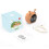 Cute Pet Elf Digital Display Alarm Clock - Brown 3