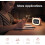 Alarm Clock LED Night Light Pendulum Clock 5