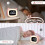 Alarm Clock LED Night Light Pendulum Clock 4