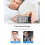 1 Piece (Silver) Digital Alarm Clock, LED Alarm Clock With Snooze Function, Charging B Port 2