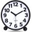 Silent Analog Alarm Clock, Black Metal Large 3D Numbers, Snooze Function, Non-Ticking Table Clock Wi 1