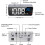 Digital Alarm Clock, LED Alarm Clock With Snooze Function, Charging USB Ports (Silver Color) 2