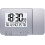 Projection Alarm Clock, Projector Clock LED Display Projection Clockswith Backlight And Snooze Function For Home Bedroom Decor (Silver) 1