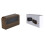 LED Book Night Light With Alarm Clock - Brown 2