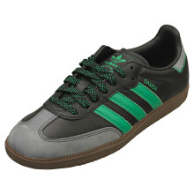 (37 1/3) adidas Samba OG Damen - Modesneaker aus Leder und Textil Schwarz-Gr?n