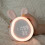 Rabbit Wake Up Digital Alarm Clock LED Night Light - Pink 3