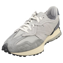 (42.5) New Balance 327 Unisex - Mode Sneaker aus Wildleder und Textil in Grau
