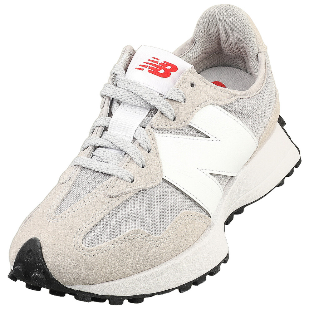 (4.5) New Balance 327 Mens Fashion Trainers in Grey White