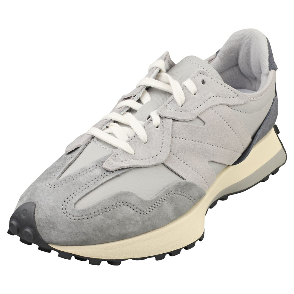 (4) New Balance 327 Unisex Fashion Trainers in Grey