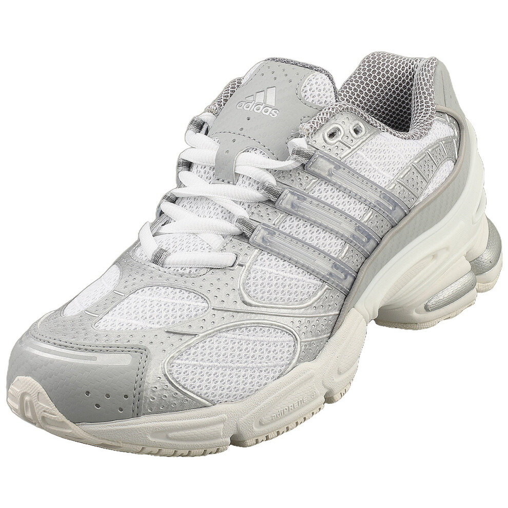 (7.5) Adidas Ozweego Pro Unisex Fashion Trainers In White Silver