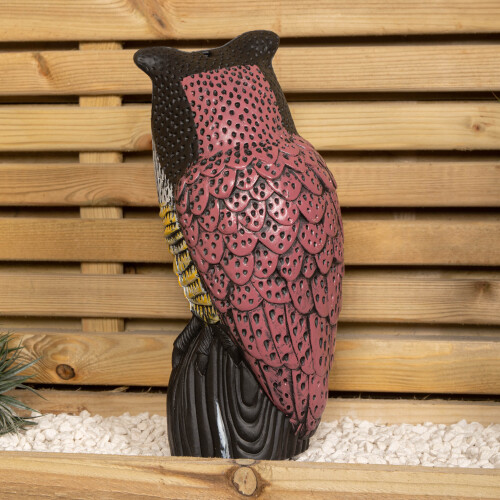 35cm Large Outdoor Plastic Owl Bird Deterrent 2