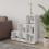 URBN Living (White) 6 Cube Step Storage Unit Shelf Organiser Bookcase 3