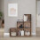 URBN Living (Rustic Brown) 6 Cube Step Storage Unit Shelf Organiser Bookcase 4