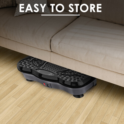 (Grey) Vibration Plate Exercise Machine Fitness Trainers 2