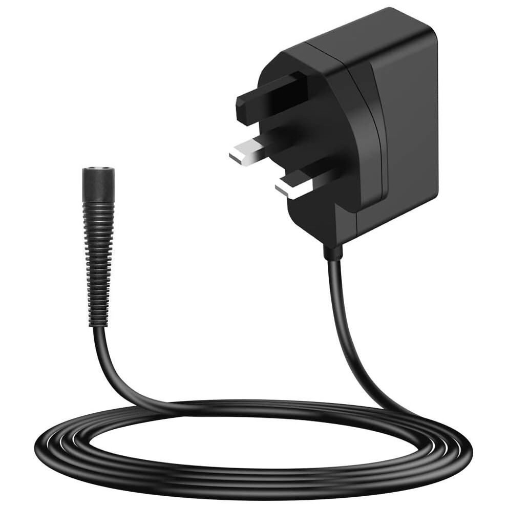 Merom Store Merom 12V Shaver Charger Power Cord Compatible With Braun Series 1 Series 3 Series 5 Series 7 Series 9 Rozor Power Adapter