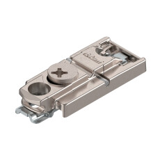 5H540 Blum Mounting Plate 175H5400 Clip, Straight 0 mm, Zinc, screw-on