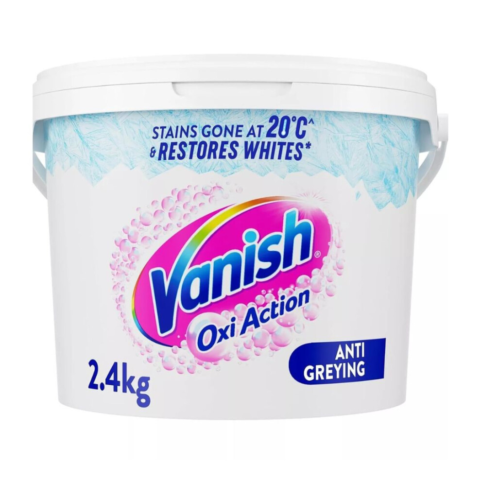 Vanish Gold Oxi Action Stain Remover Whitening Powder Whites 2.4kg