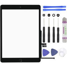 S&L ENTERPRISE For iPad 9th Generation 2021 Touch Screen Digitizer Replacement 10.2" A2602 A2603 A2604 A2605 Front Glass with Pre-Installed Adhesive