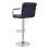 2PCS Faux Leather Swivel Bar Stools with Arms, Adjustable Chrome Base 7