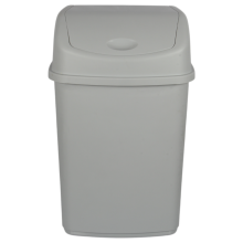 (Grey) Jolie Max 55L Extra Large Recycling Bin with Swing Lid. Recycle Rubbish Bin.