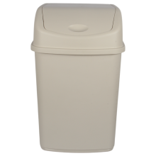 (Beige) Jolie Max 55L Extra Large Recycling Bin with Swing Lid. Recycle Rubbish Bin.