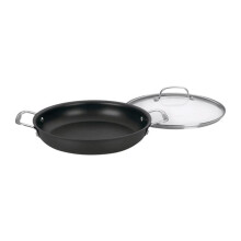 Cuisinart 6243752 12 in. Chefs Classic Stainless Steel Saute Pan, Black