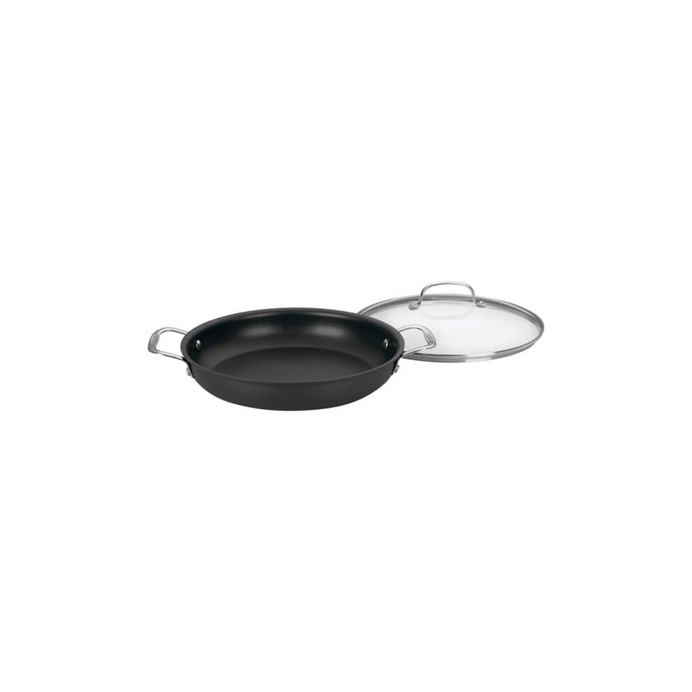 Cuisinart 6243752 12 In. Chefs Classic Stainless Steel Saute Pan, Black