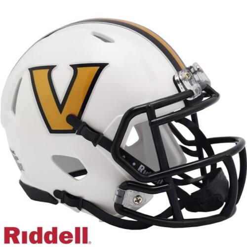 Riddell 9585590397 Vanderbilt Commodores Replica Mini Speed Helmet - White