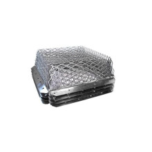 Olympia 3602743 16 x 16 in. Stainless Animal Guard Roof Mount with 5 in. High Performance