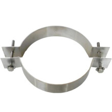 Olympia 3601211 8 in. Armor Flex 304L Stainless Steel Rigid Support Clamp