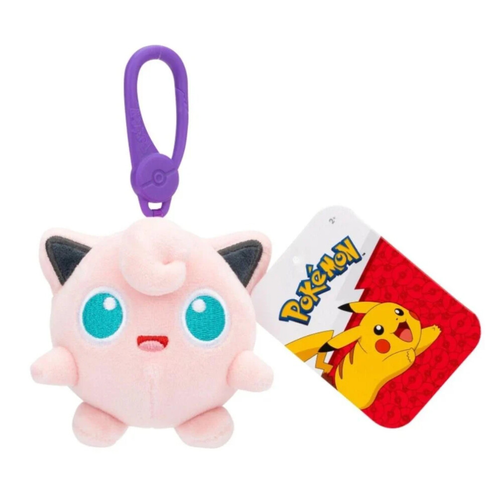 PokÃ©mon Jigglypuff Clip-On Plush Toy Jazwares