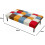 Panana Sofa Bed Click Clack Modern Sleeper Sofa Settee Rainbow Patchwork for Living Room/Guest Room 2