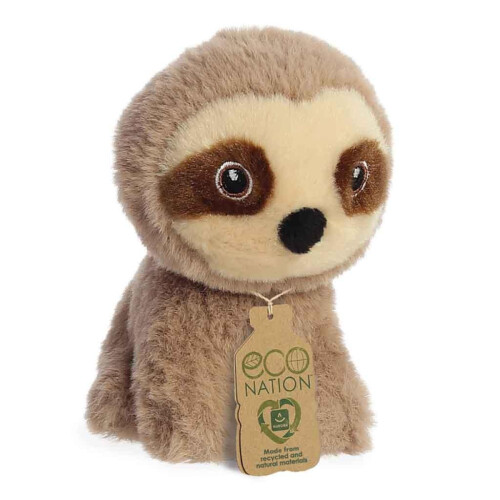 Aurora World Eco Nation Mini Sloth - Plush Soft Toy 2