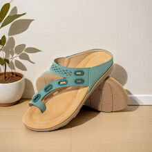 Women's flip flops with toe clip flat sandals 39