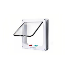 Pet Cat Door Dog Door Two-Way Entrance And Exit Door Opening XL