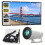 Android 11 F100 Smart Projector with Auto Keystone, 1024x600, 120LUX, 16:9 Folding Screen, Bluetooth/WiFi, HDMI, USB, 30W Lamp (50,000h) 1