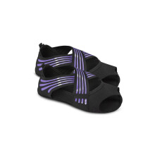Soft Sole Yoga Shoes Lightweight And Non Slip Leather Pull Up purple M