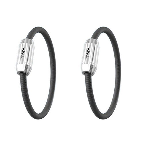 Bracelet anti-moustique avec élastique noir 2pcs