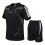 Quick-drying loose short-sleeved shorts suit L 1