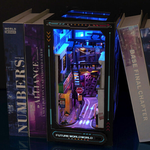 TC36 Kit maison miniature à assembler manuellement avec lumière LED