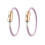 6994Aromathérapie Bande de caoutchouc rose 2pcs 1