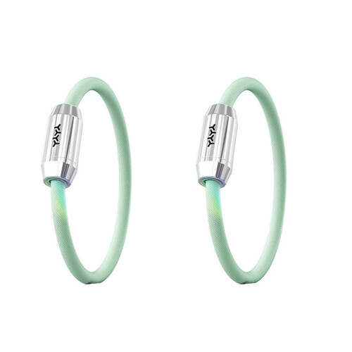 Bracelet anti-moustique avec élastique vert 2pcs